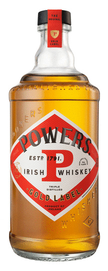 Powers Gold Label Hand Crafted Triple Distilled Irish Whiskey