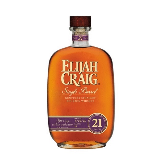 Elijah Craig 21 Year Old Single Barrel Kentucky Straight Bourbon
