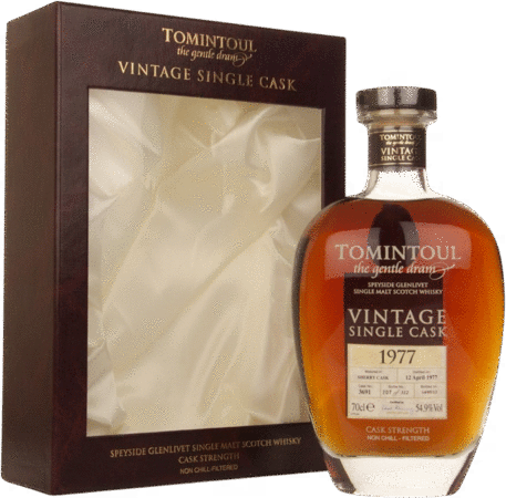Tomintoul Vintage Single Cask Speyside Glenlivet 36 Year Old Single Malt Scotch Whisky