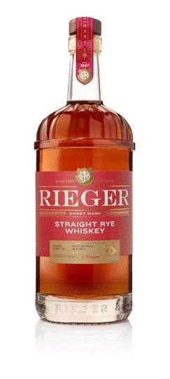 J Rieger Co Riegers Straight Rye Whiskey