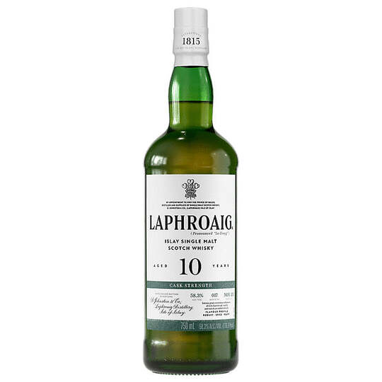 Laphroaig 10 Year Old Cask Strength Single Malt Scotch Whisky