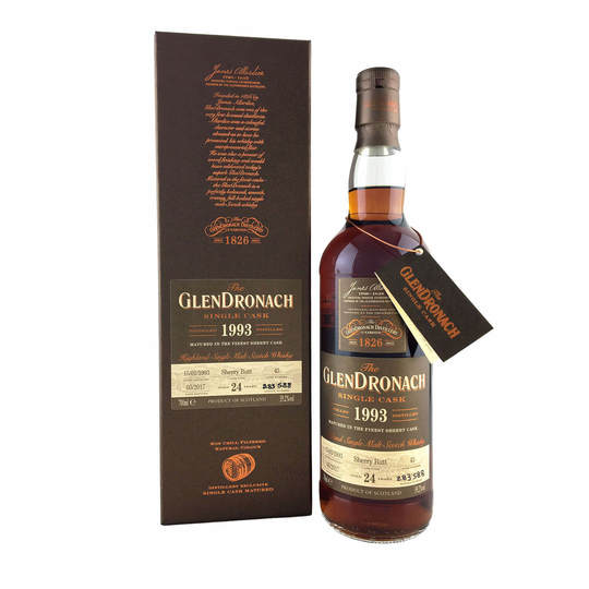 The Glendronach Single Cask 24 Year Old Sherry Butt Single Malt Scotch Whisky