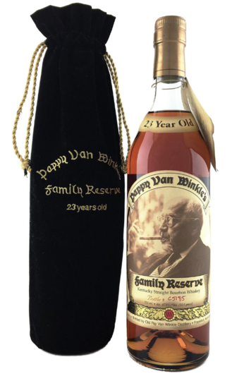 Old Rip Van Winkle Pappy Van Winkles 23 Year Old Family Reserve Bourbon