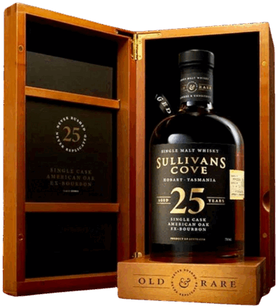 Sullivans Cove Distillery Aged 25 Years Old Single Malt Whisky