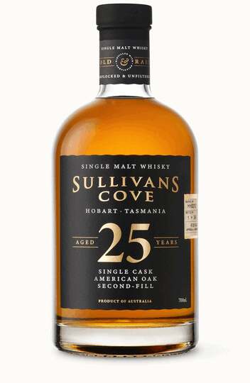Sullivans Cove Distillery Aged 25 Years Old Single Malt Whisky