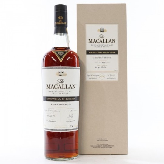 The Macallan Exceptional Single Cask 2018 Esh 3917 10 Single Malt Scotch