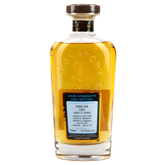 Signatory Vintage Cask Strength Collection Caol Ila 31 Year Old Single Malt Scotch