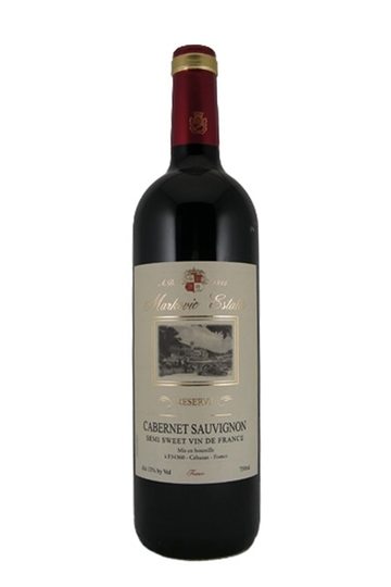 Markovic Estates Reserve Cabernet Sauvignon Semi Sweet