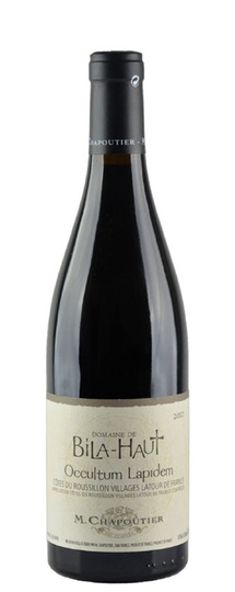 M Chapoutier Cotes Du Roussillon Villages Domaine De Bila Haut Occultum Lapidem