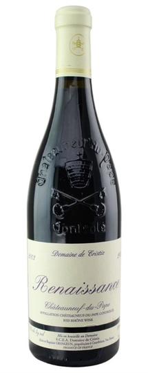 Domaine De Cristia Chateauneuf Du Pape Cuvee Renaissance
