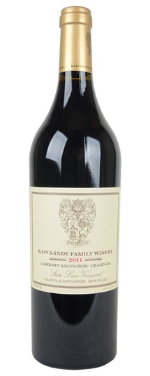 Kapcsandy Family Winery State Lane Vineyard Grand Vin Cabernet Sauvignon