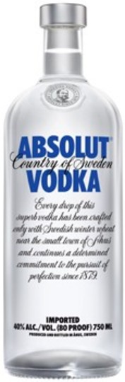 Absolut Vodka 80 Proof