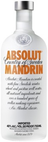 Absolut Mandrin Vodka