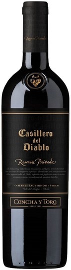 Concha Y Toro Casillero Del Diablo Reserva Privada Cabernet Sauvignon Syrah