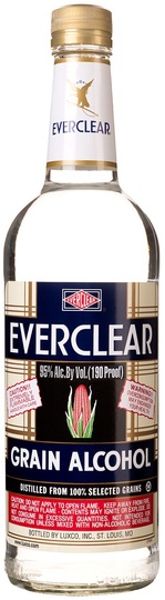 Everclear 190 Proof Grain Alcohol