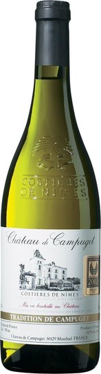 Chateau De Campuget Costieres De Nimes Tradition De Campuget Blanc