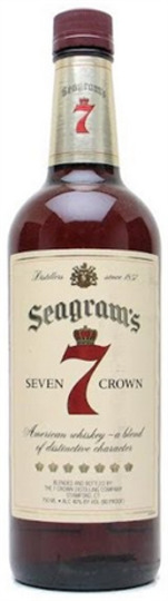 Seagrams 7 Crown American Blended Whiskey