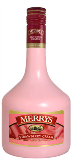 Merrys Strawberry Cream Liqueur