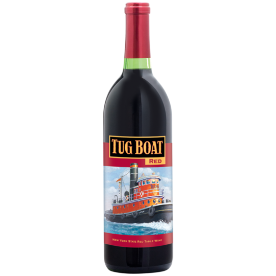 Lucas Vineyards Tug Boat Red