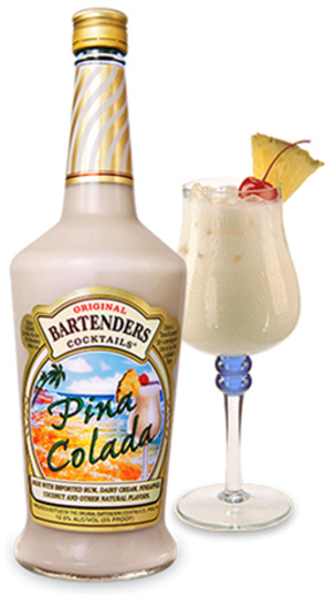 Bartenders Cocktails Pina Colada