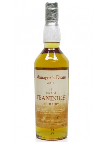The Managers Dram Teaninich 17 Year Old Single Malt Scotch Whisky