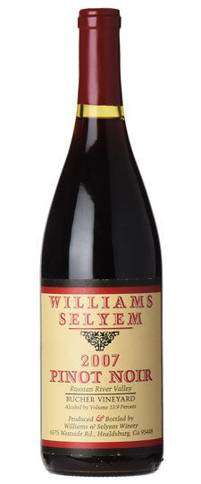 Williams Selyem Bucher Vineyard Pinot Noir