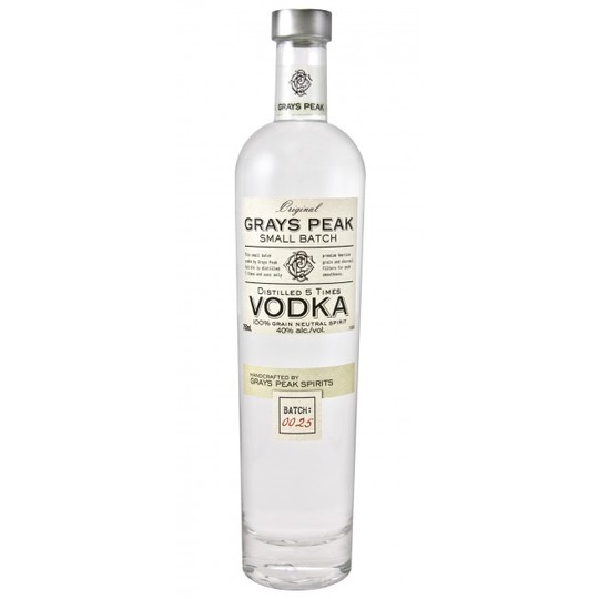 Grays Peak Small Batch Vodka