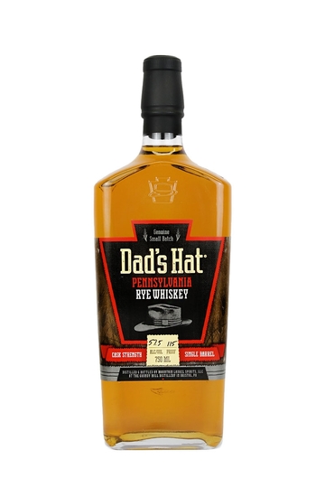 Dads Hat Small Batch Single Barrel Cask Strength Rye Whiskey