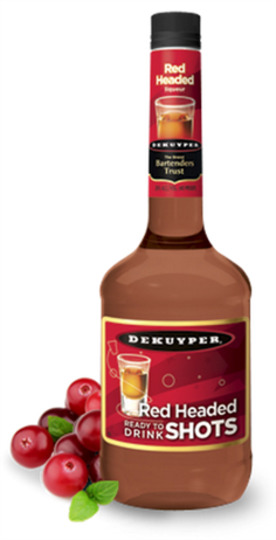 Dekuyper Red Headed Burst Bar Shots