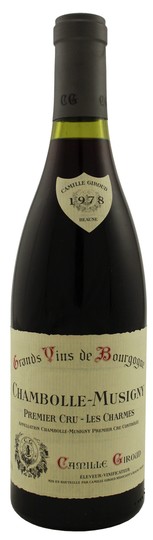 Camille Giroud Les Charmes Chambolle Musigny Premier Cru