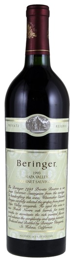 Beringer Vineyards Private Reserve Cabernet Sauvignon