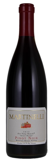 Martinelli Zio Tony Ranch Pinot Noir