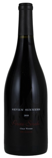 Nine North Wine Company Seven Sinners Old Vines The Ransom Petite Sirah