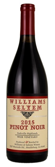 Williams Selyem Weir Vineyard Pinot Noir