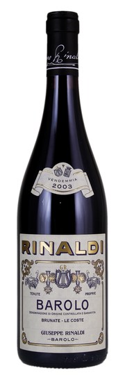 Giuseppe Rinaldi Brunate Le Coste Barolo Docg
