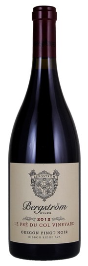 Bergstrom Wines Le Pre Du Col Vineyard Pinot Noir
