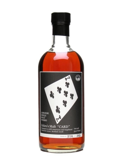Ichiros Malt Hanyu Seven Of Clubs Card American Oak Hogshead Finish Single Malt