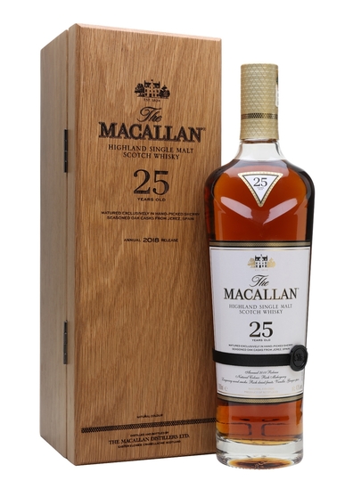 The Macallan 25 Year Old Sherry Oak Single Malt Scotch Whisky