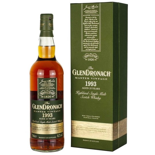 The Glendronach Master Vintage 25 Year Old Single Malt Scotch Whisky