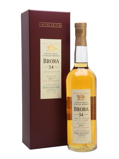 Brora Limited Edition 34 Year Old Natural Cask Strength Single Malt Scotch Whisky
