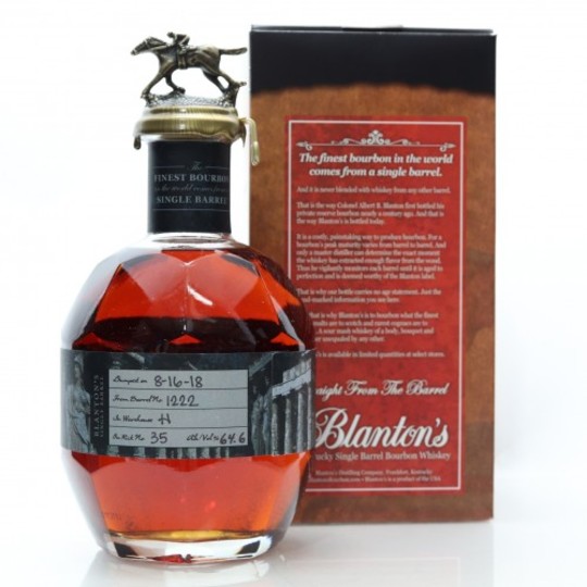 Blantons Greek Label Straight From The Barrel Bourbon
