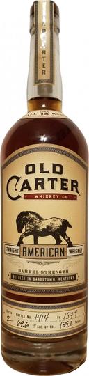 Old Carter Barrel Strength Straight American Whiskey
