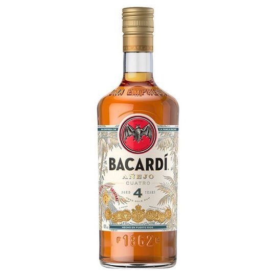 Bacardi Cuatro Aged 4 Years Anejo Rum