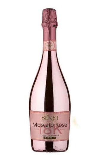 Sensi 18k Pure Gold Moscato Rose Sparkling